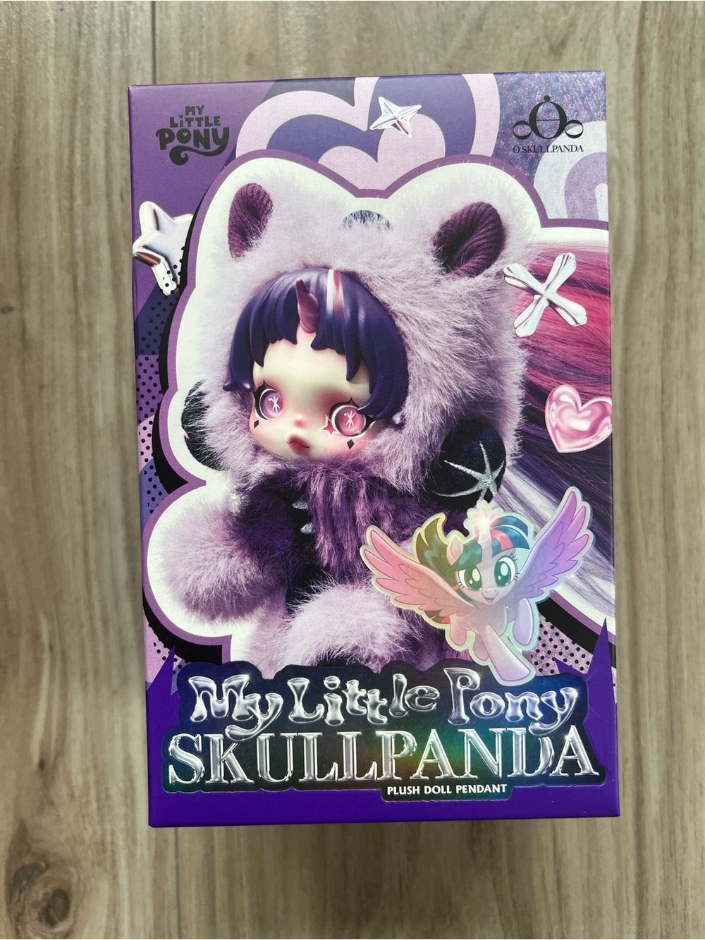 My Little Pony Skullpanda Plush Doll Pendant - Purple